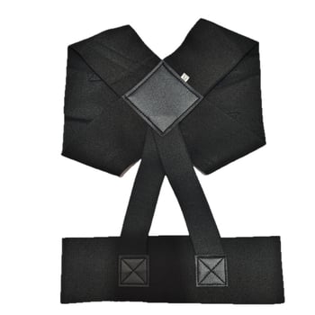 Дишащ коректор за стойката с открити рамене, унисекс, невидим под дрехите