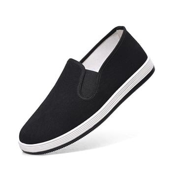 Uniszex vászoncipő, kerek orrú, alacsony szárú, rugalmas záródású, 1000 rétegű talppal mindennapi viselethez