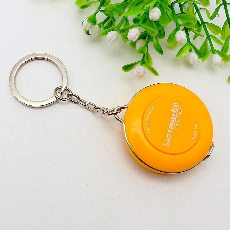 Mini kulcstartó automata visszahúzódó mérőszalag, műanyag test, varrásra, márka Powerful factory