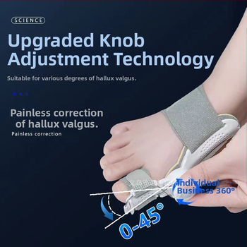 PU veliki palac korektor s podesivim gumbom, odjeljivač prstiju, unisex, model KZ9989, Knob serija