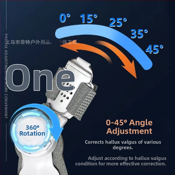 PU veliki palac korektor s podesivim gumbom, odjeljivač prstiju, unisex, model KZ9989, Knob serija