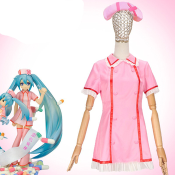 Cosplay kostim medicinskoj sestri - kompletan set za anime igranje uloga, poliester 30-50%