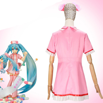 Cosplay kostim medicinskoj sestri - kompletan set za anime igranje uloga, poliester 30-50%