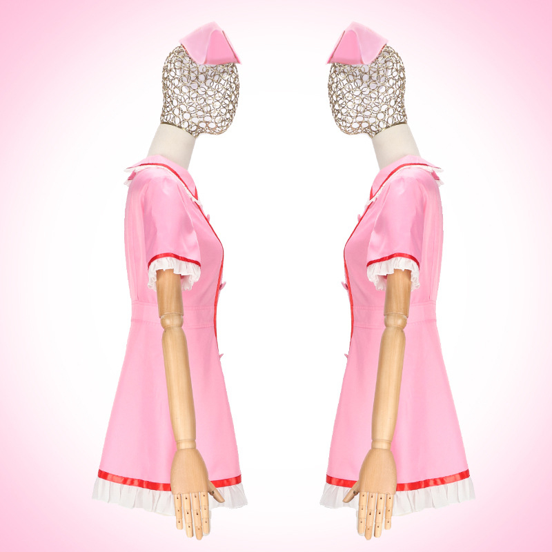 Cosplay kostim medicinskoj sestri - kompletan set za anime igranje uloga, poliester 30-50%