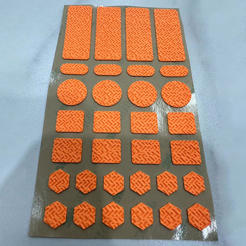 Fishbone DIY αυτοκόλλητα αντιολισθητικά για ποντίκι, πάχος 0,4 мм, συμβατά με Logitech, απορροφούν τον ιδρώτα και έχουν αντιολισθητική επιφάνεια, χύτευση με έγχυση, επεξεργασία OEM