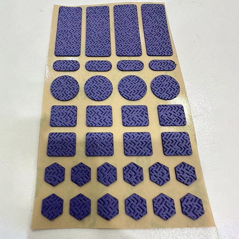 Fishbone DIY αυτοκόλλητα αντιολισθητικά για ποντίκι, πάχος 0,4 мм, συμβατά με Logitech, απορροφούν τον ιδρώτα και έχουν αντιολισθητική επιφάνεια, χύτευση με έγχυση, επεξεργασία OEM