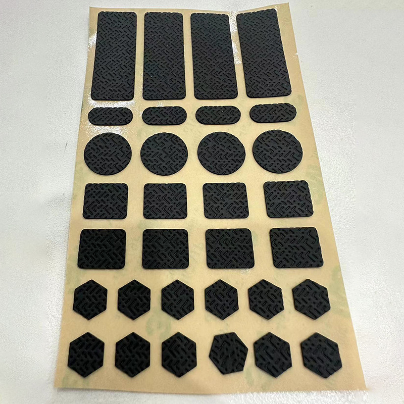 Fishbone DIY αυτοκόλλητα αντιολισθητικά για ποντίκι, πάχος 0,4 мм, συμβατά με Logitech, απορροφούν τον ιδρώτα και έχουν αντιολισθητική επιφάνεια, χύτευση με έγχυση, επεξεργασία OEM