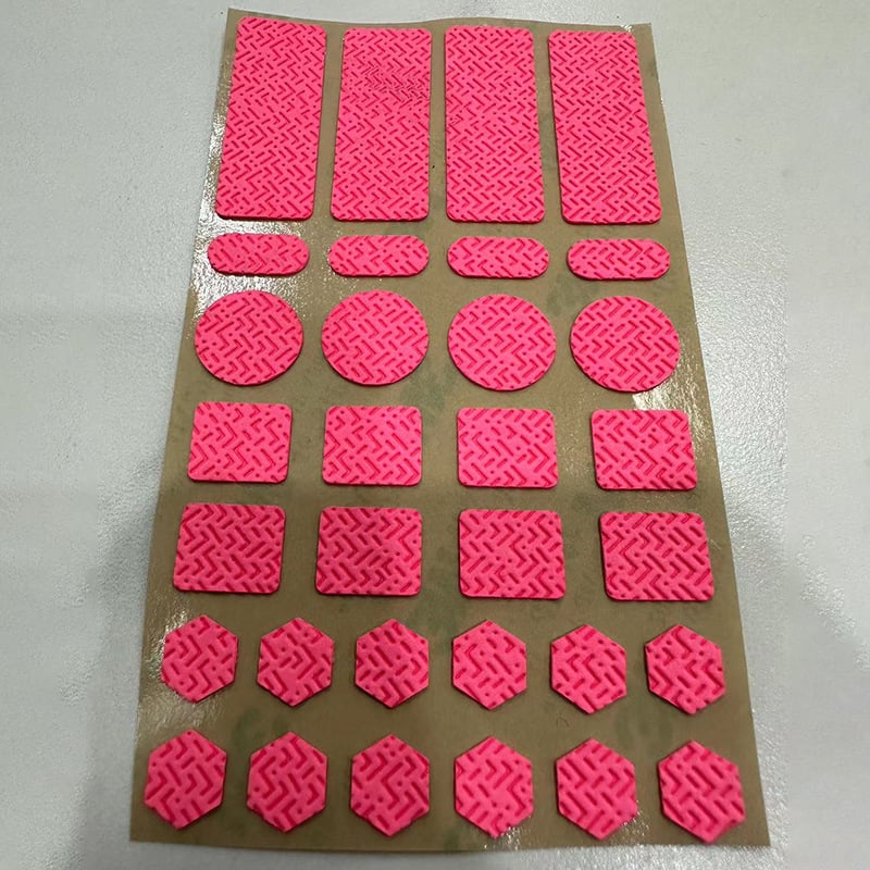 Fishbone DIY αυτοκόλλητα αντιολισθητικά για ποντίκι, πάχος 0,4 мм, συμβατά με Logitech, απορροφούν τον ιδρώτα και έχουν αντιολισθητική επιφάνεια, χύτευση με έγχυση, επεξεργασία OEM