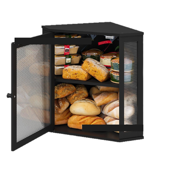 Σε απόθεμα: Κουτί ψωμιού από μπαμπού και ξύλο, κουτί αποθήκευσης ψωμιού διπλής στρώσης, ακρυλικό κουτί αποθήκευσης κουζίνας, διαφανές κουτί αποθήκευσης με διπλή πόρτα.