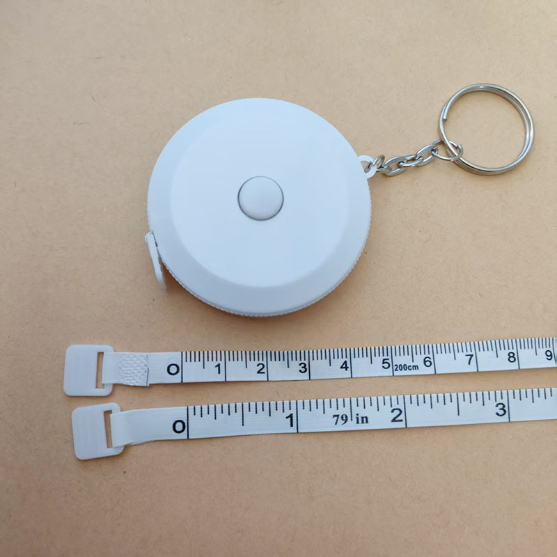 Ključni lančić s mjernom trakom, raspon 200 cm, ABS konstrukcija, marka Aolin, prilagođeni logotip