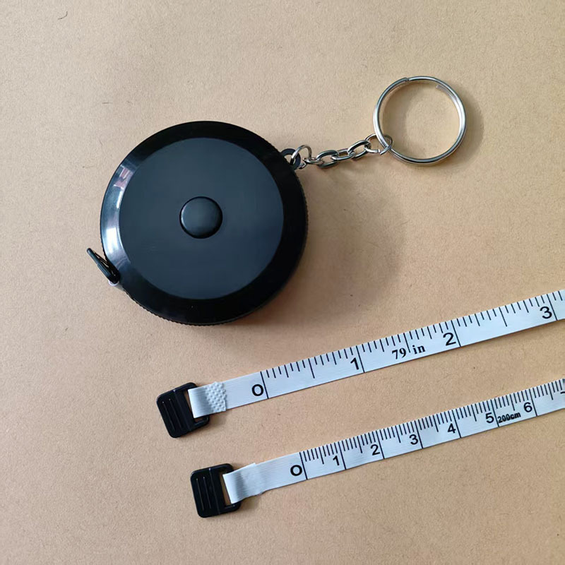 Ključni lančić s mjernom trakom, raspon 200 cm, ABS konstrukcija, marka Aolin, prilagođeni logotip