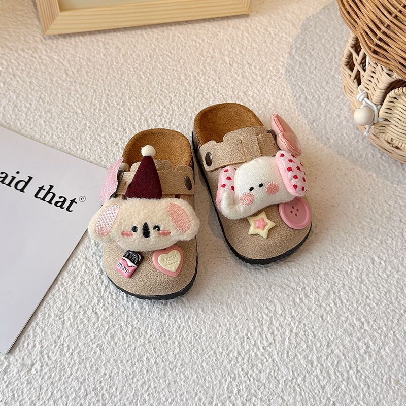 Dječje slip-on sandale za djevojčice s debelom potplatom i karikaturalnim motivom, 2025 proljeće–jesen