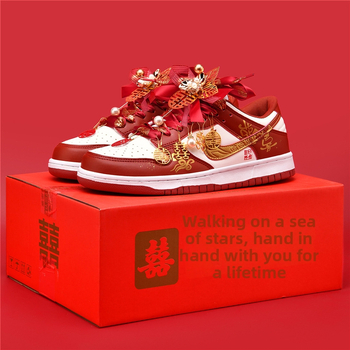 Svadobné tenisky pre pár, unisex, vrchný diel z sieťoviny, podrážka z gumy