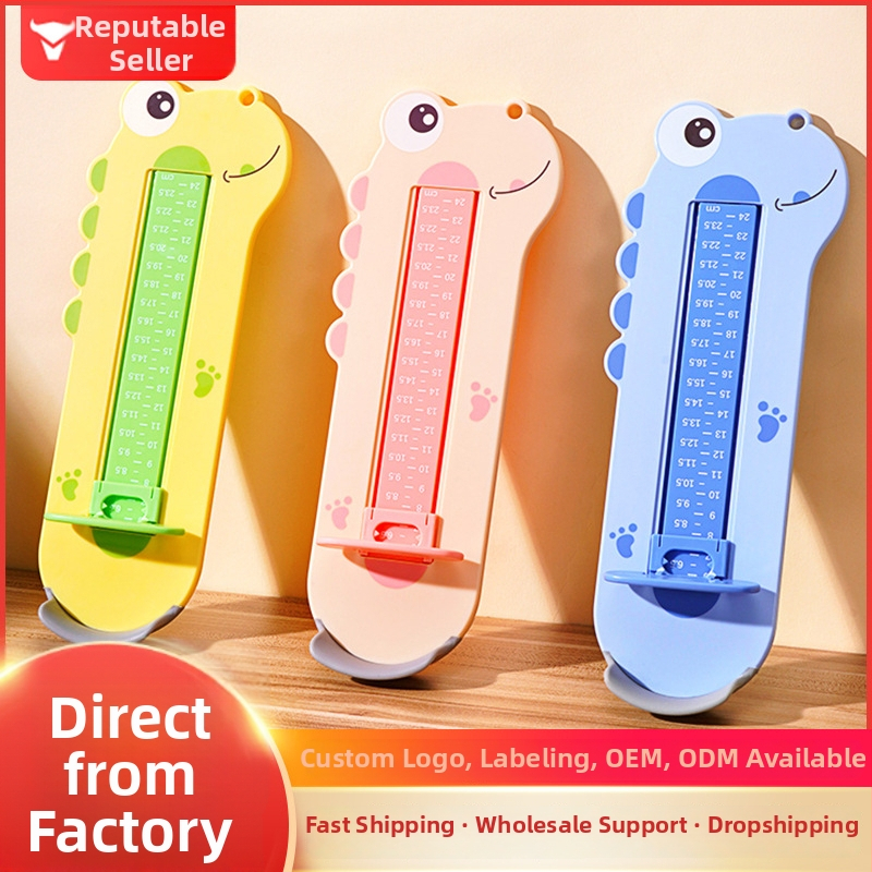 Detský merací prístroj na nohu - ABS plast, vek 1–16 rokov, štandardné balenie