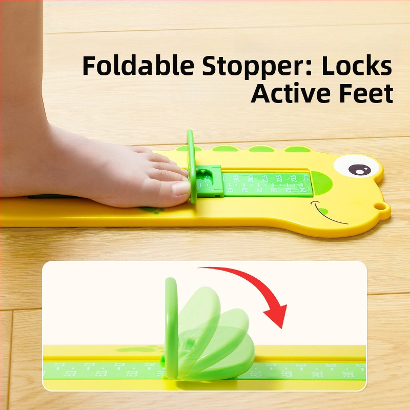 Detský merací prístroj na nohu - ABS plast, vek 1–16 rokov, štandardné balenie