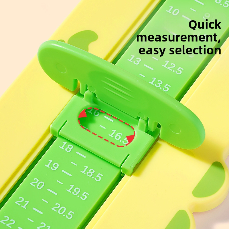 Detský merací prístroj na nohu - ABS plast, vek 1–16 rokov, štandardné balenie