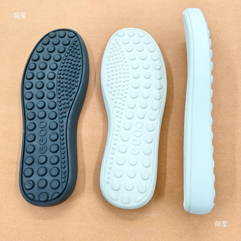 Unisex slip-on casual cipele s gumom na potplati, ravnim petom, okruglim prstom, s zamjenjivom potplatom