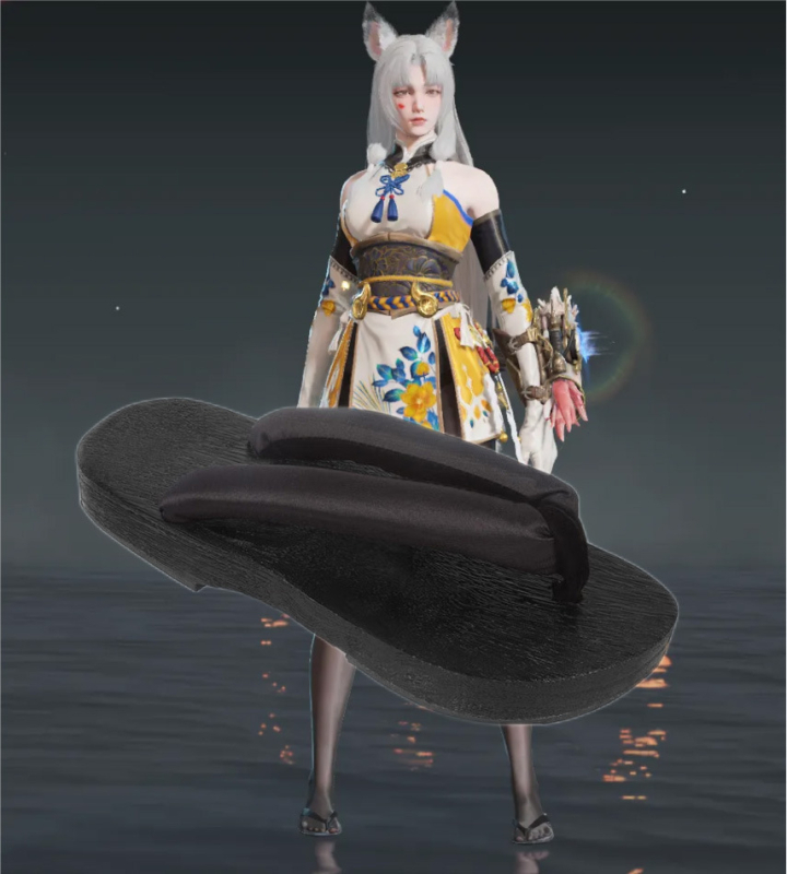 Flip-flops cu vârf rotund, partea superioară din bumbac, toc mic 1–3 cm, stil japonez