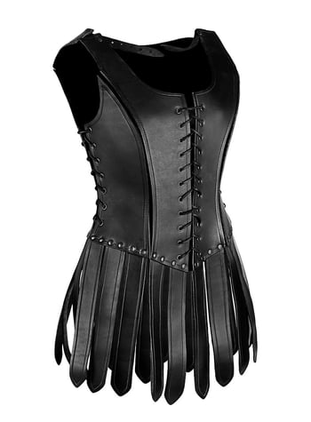 Γυναικείο COSPLAY φόρεμα με δερμάτινη πανοπλία – μεσαιωνικο-αναγεννησιακό σκηνικό κοστούμι, Foot curb, ενήλικες, Χειμώνας 2023