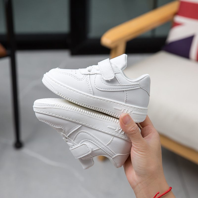 Dječje tenisice s Velcro kopčanjem, gornji dio od mikrovlaknaste kože, gumeni potplat, prozračne i protuklizne, proljeće–jesen