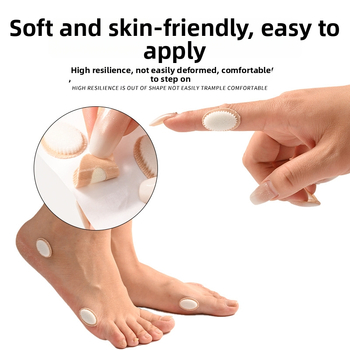 Oválny penový patch na päty a chodidlo, proti odieraniu, pre vysoké topánky, kód Hxb-168