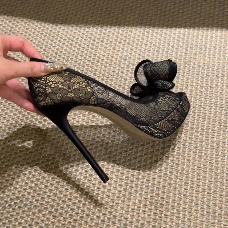 Rimske sandale s PU gornjim dijelom, špičat nos, tanak potpetica 6–8 cm, korejski stil