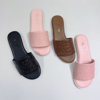 Ženske reljefne slip-on sandale – gornji dio od Super Fibera, gumena potplata, debljina potplata 3–5 cm, dišuće, otporne na klizanje