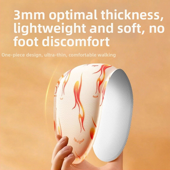 Μίας χρήσης αυτοθερμαινόμενοι πάτοι για παπούτσια, ολόκληρος πάτος, μη υφαντό ύφασμα, εκτυπωμένο μοτίβο, unisex ενήλικες, προσαρμοζόμενος