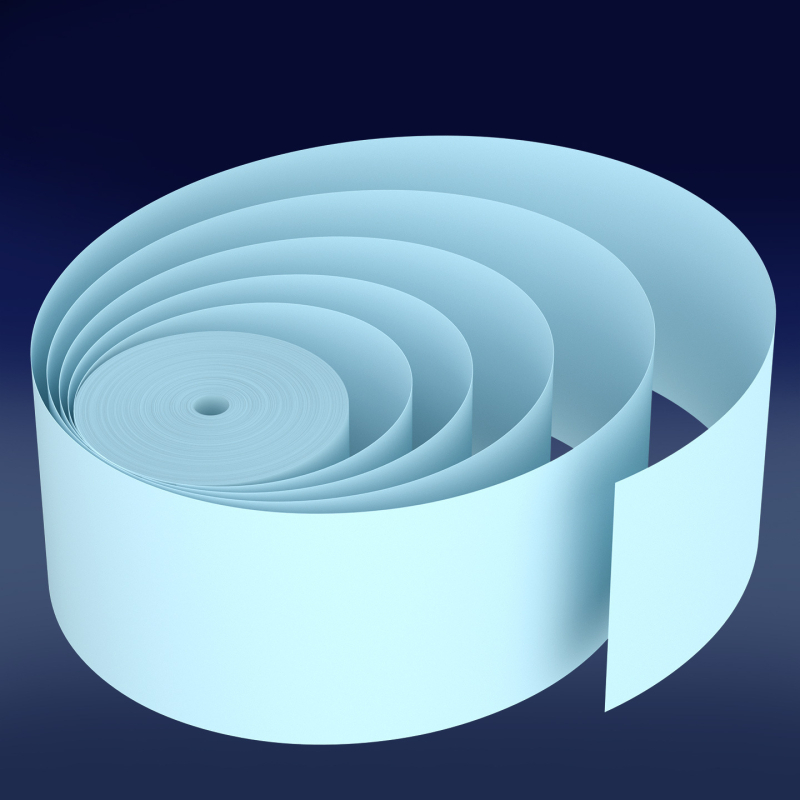 East forest termalni papir za račune, jednoslojni, mali cijevni jezgri, za hotele, lanca brze hrane, trgovine milk tea i barove