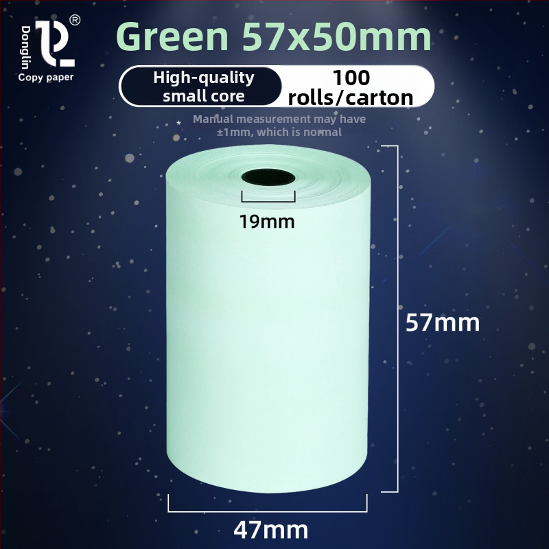 East forest termalni papir za račune, jednoslojni, mali cijevni jezgri, za hotele, lanca brze hrane, trgovine milk tea i barove