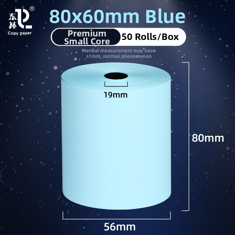 East forest termalni papir za račune, jednoslojni, mali cijevni jezgri, za hotele, lanca brze hrane, trgovine milk tea i barove