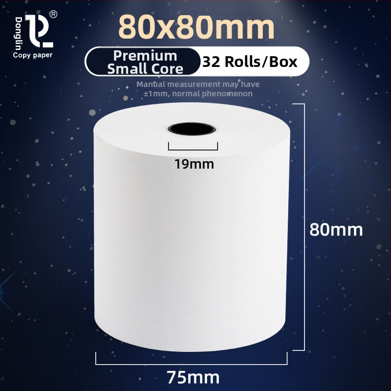 East forest termalni papir za račune, jednoslojni, mali cijevni jezgri, za hotele, lanca brze hrane, trgovine milk tea i barove