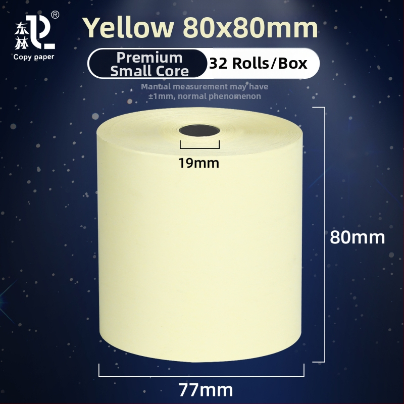 East forest termalni papir za račune, jednoslojni, mali cijevni jezgri, za hotele, lanca brze hrane, trgovine milk tea i barove