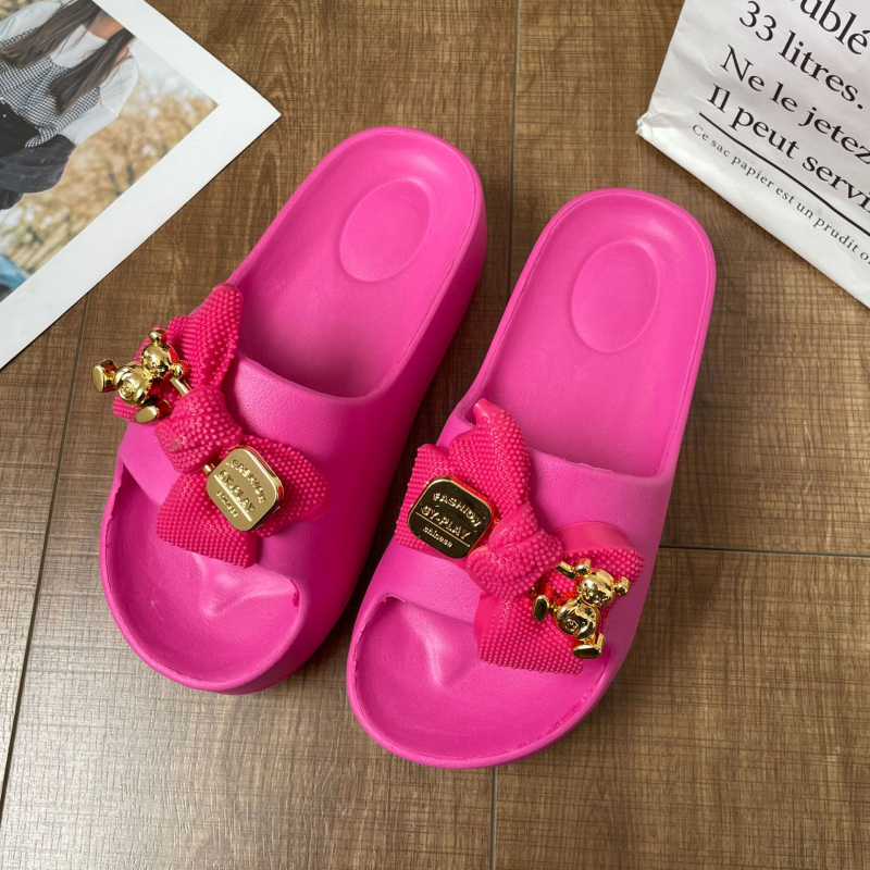 Ženske EVA papuče za plažu – EVA gornji dio, EVA potplat, debljina potplata 3–5 cm, injekcijska tehnologija potplata, prozračne i lagane