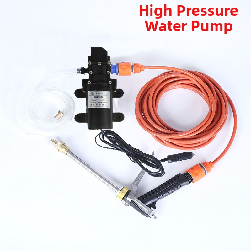 Pompa de spălare auto cu presiune înaltă, portabilă, 12V, mini curățător electric pentru mașini, 1,5 kg, 0,5–0,8 MPa, 4–6 L/min, furtun de 6 m