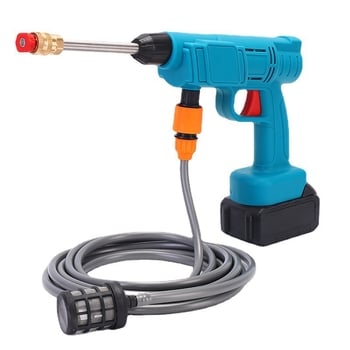 Dispozitiv de spălat auto fără fir cu baterie litiu 21V, 300W, rezervor 5L, presiune 231 kPa, debit 1.6 L/min