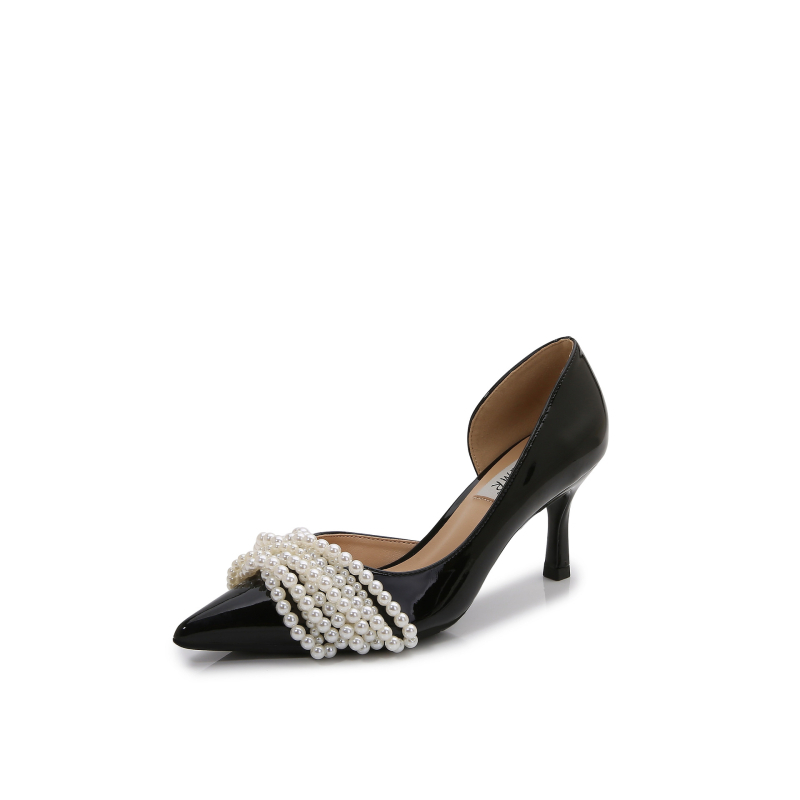 Stiletto cipele s oštrim vrhom, gornji dio od umjetne PU, visina pete 6-8 cm, ulošak od prirodne kože, potplat od gume