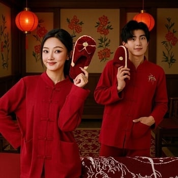 TUOTUOGOU Unisex χειμερινές παντόφλες για το σπίτι, πάνω μέρος από σουέν, αντιολισθητική σόλα PVC, επένδυση βελουδένια, πάχος 1.5–3.5 cm