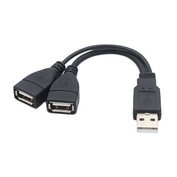 Καλώδιο επέκτασης USB 1-σε-2 αρσενικό/θηλυκό, καλώδιο δεδομένων USB 1-σε-2, καλώδιο φόρτισης, ασύρματη σύνδεση Tesla, εντελώς εκτός σύνδεσης.