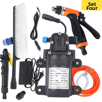 Mini diafragmová pumpa na auto, 12V, vysoký tlak, prenosná, samonasávacia, Shunfa, hmotnosť 1,2 kg