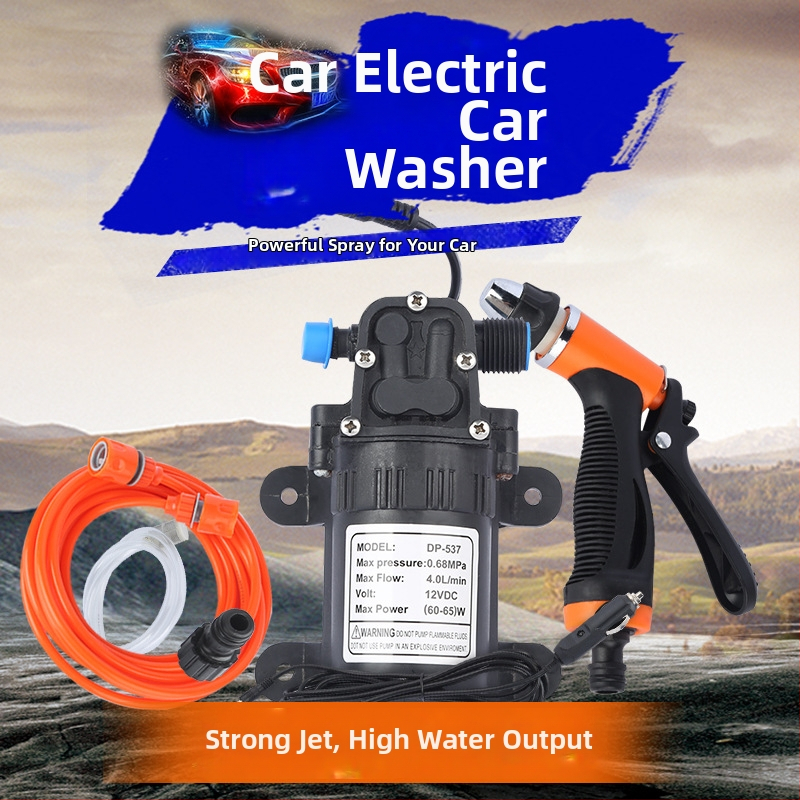 Mini diafragmová pumpa na auto, 12V, vysoký tlak, prenosná, samonasávacia, Shunfa, hmotnosť 1,2 kg