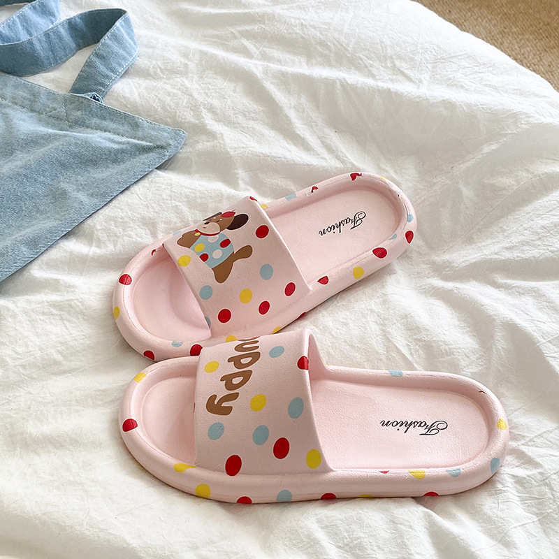 Slip-on ravne cipele s karikaturnim uzorkom, EVA gornji dio, PVC potplat, potplat injekcijski oblikovan, lagane