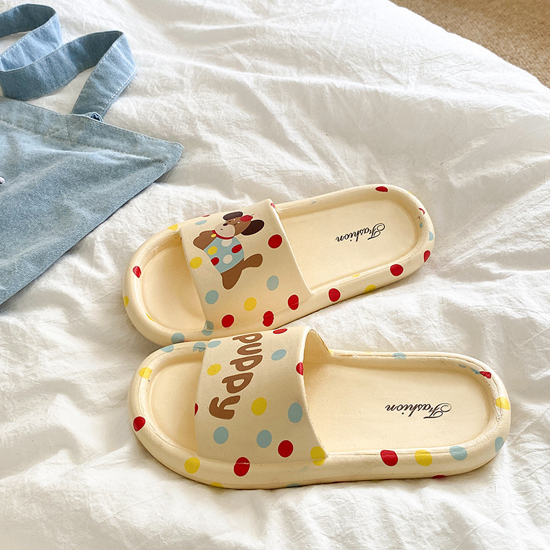 Slip-on ravne cipele s karikaturnim uzorkom, EVA gornji dio, PVC potplat, potplat injekcijski oblikovan, lagane