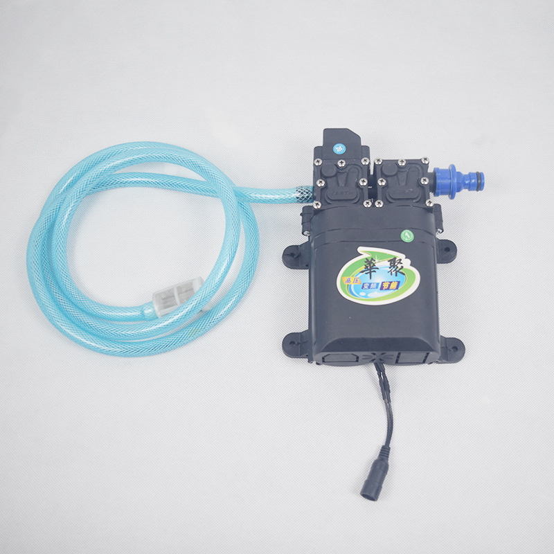 Spălător auto portabil cu sistem cu două pompe, pentru uz casnic; unitate multifuncțională; lungimea conductei de ieșire a apei: 10