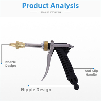 12V Prenosný pištoľ na umývanie áut – Rong He, napájaný z autozapaľovača, hmotnosť 1,7 kg, vhodný na umývanie áut a čistenie klimatizácie