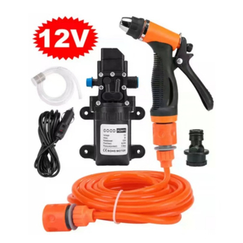 Pistolă de spălat auto cu presiune înaltă 12V - Portabil, pompă electrică, brand Smooth Hair, presiune de lucru 0.5, furtun de ieșire 4-8 m, greutate 1.2