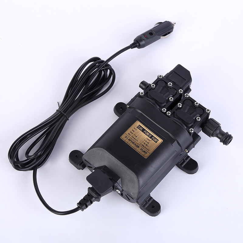 Pompa de spălat 12V pentru mașini, alimentare din vehicul, pistol de înaltă presiune, aparat portabil de spălat autoturisme pentru uz casnic (Tensiune: 12V; Sursă de alimentare: Vehicul; Greutate: 2,1 kg; Domeniu de folosire: Spălarea mașinilor și a podele