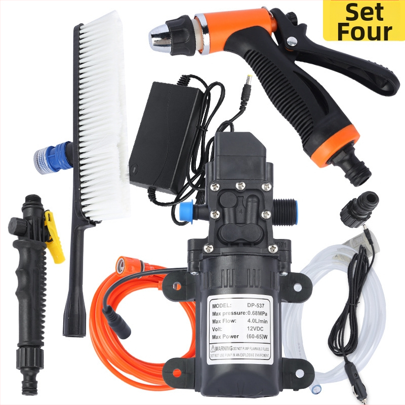 Prenosný vysokotlakový pištoľ na umývanie áut, 12V, 0.5 MPa, hmotnosť 1.2 kg