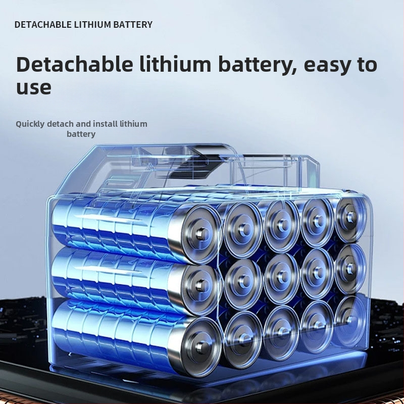 Prenosný vysokotlaký pištoľ na umývanie áut s lítiovou batériou, 12V/24V, vysoký tlak, bezdrôtové samo nasávanie, dosah prúdu 5–8 m, vodovodný hadica 20 m