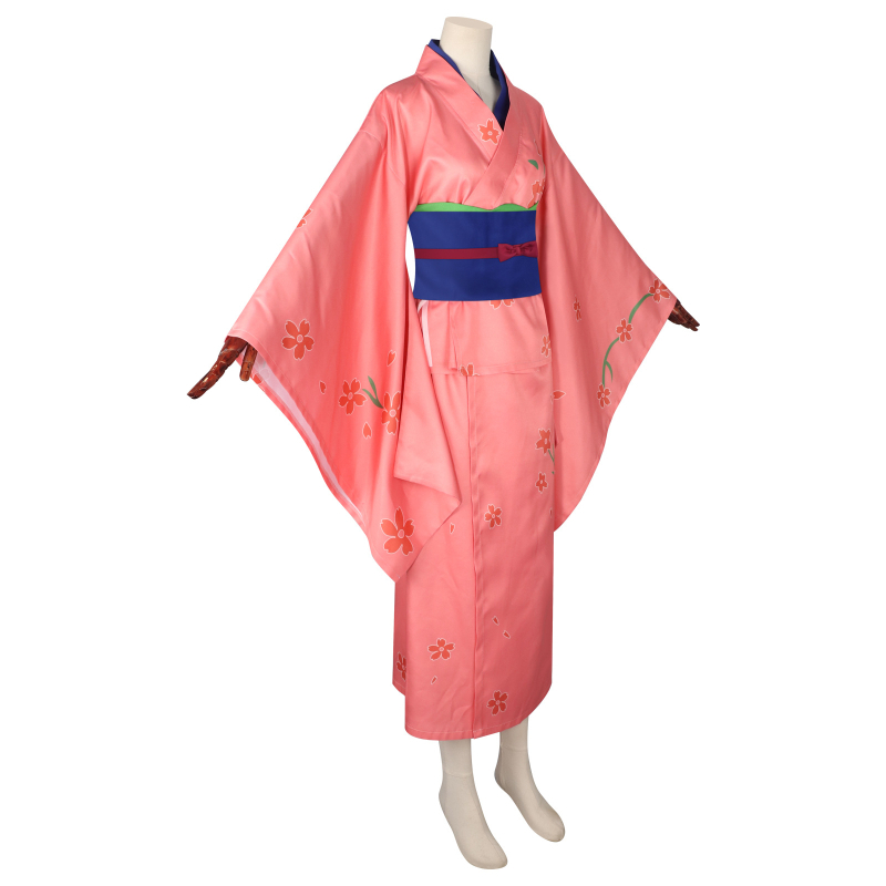 Ženski kimono cosplay komplet, Hengda, poliester tkanina, sadržaj poliester 50-70%, zima 2024, nježan stil, svježe-sladak stil